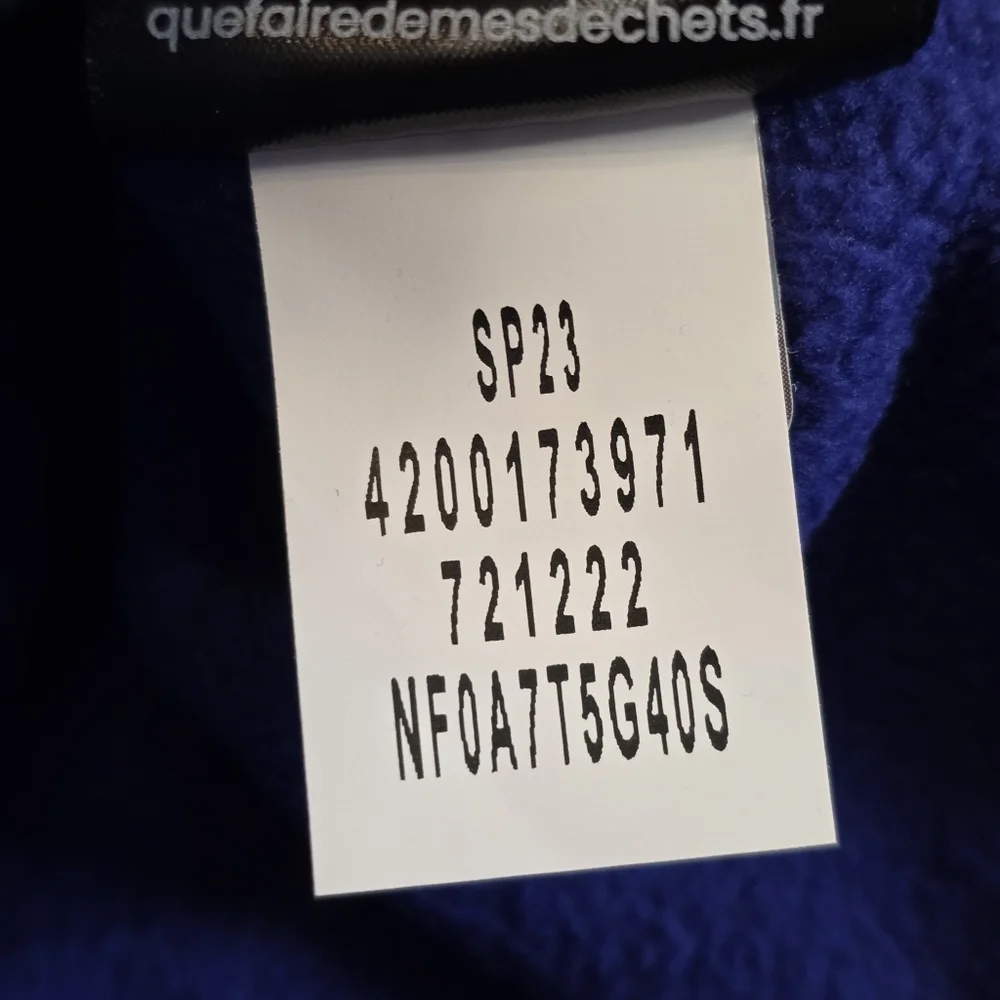 The North Face Anchor 1/4 Zip Fleece Pullover Lapis Blue Men’s Medium NWT